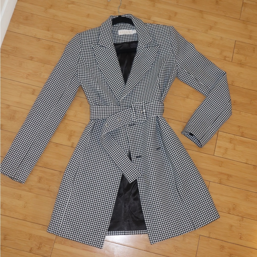 Meshki houndstooth Coat XXS